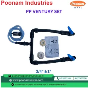 PP Venturi Set 3/4 inch